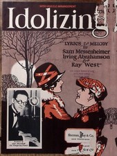 1926 IDOLIZING SAM MESSENHEIMER SHERMAN CLAY GUITAR MANDOLA  SHEET MUSIC Z2989