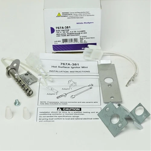 767A-381 White Rodgers Furnace Ignitor for York 473-20937-001 41-605 Igniter