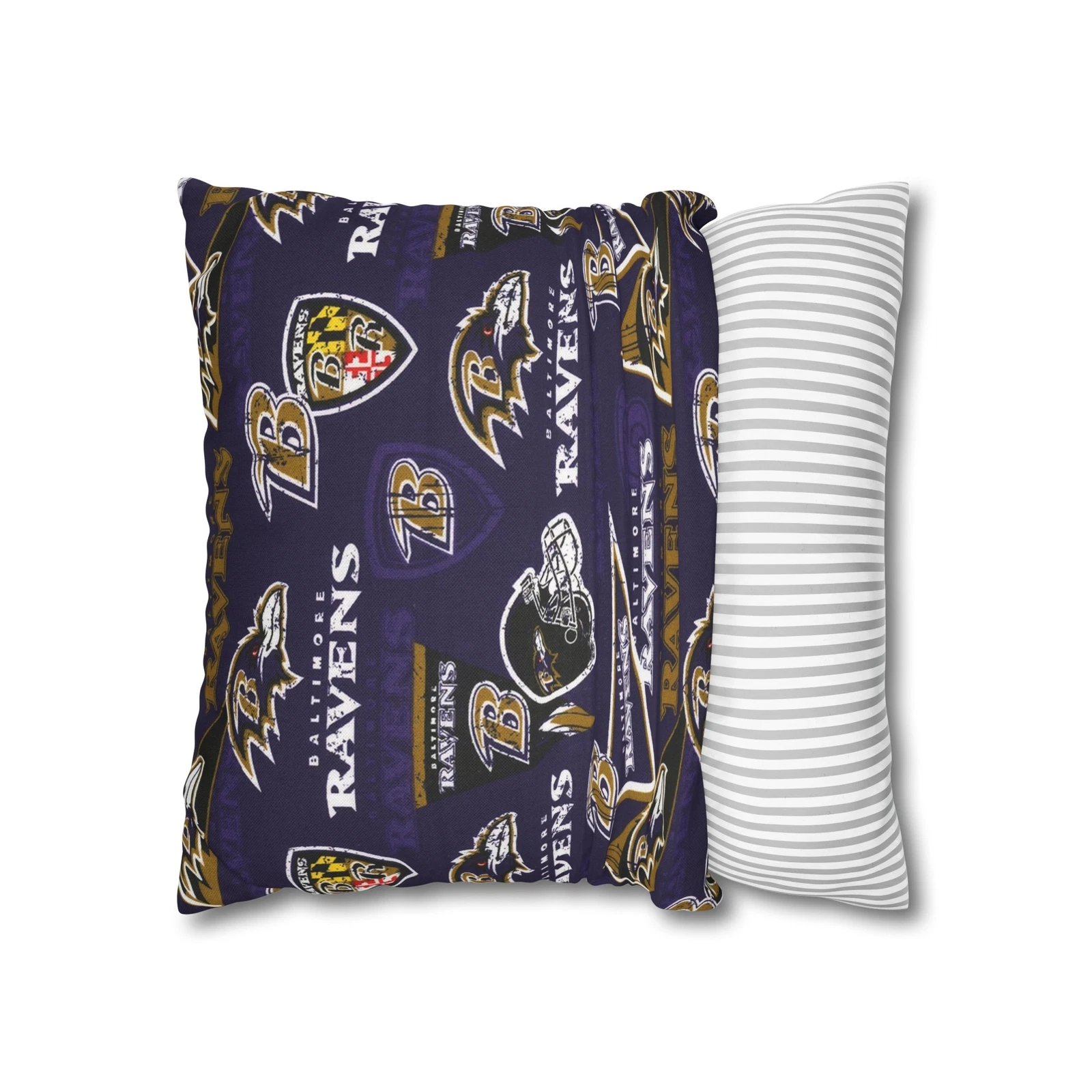 Baltimore Ravens Spun Square Pillowcase