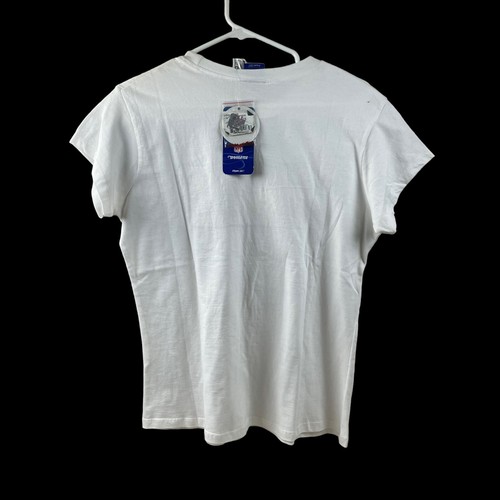 Women NFL Giants NEW TAGS T Shirt XL Beaded Logo W/ Beads White - Picture 2 of 16