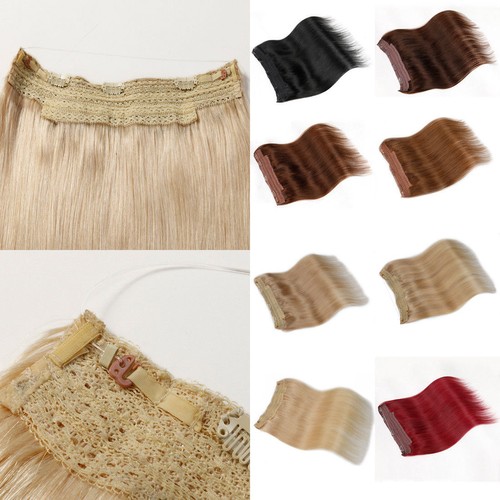 Long Secret Invisible Wire Echthaar Extensions Remy 100% Echthaar Schuss - Bild 3 von 21
