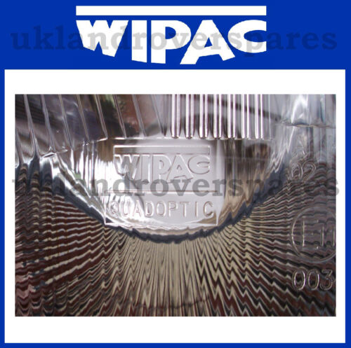 7 Inch Round LHD Quadoptic Headlamps, No Pilot, Halogen Headlight Pair- WIPAC - Picture 4 of 4