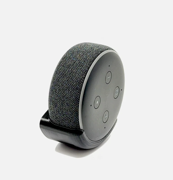 Soporte de montaje en pared Amazon Echo Dot 3ª generación blanco/negro Foto 2 de 4