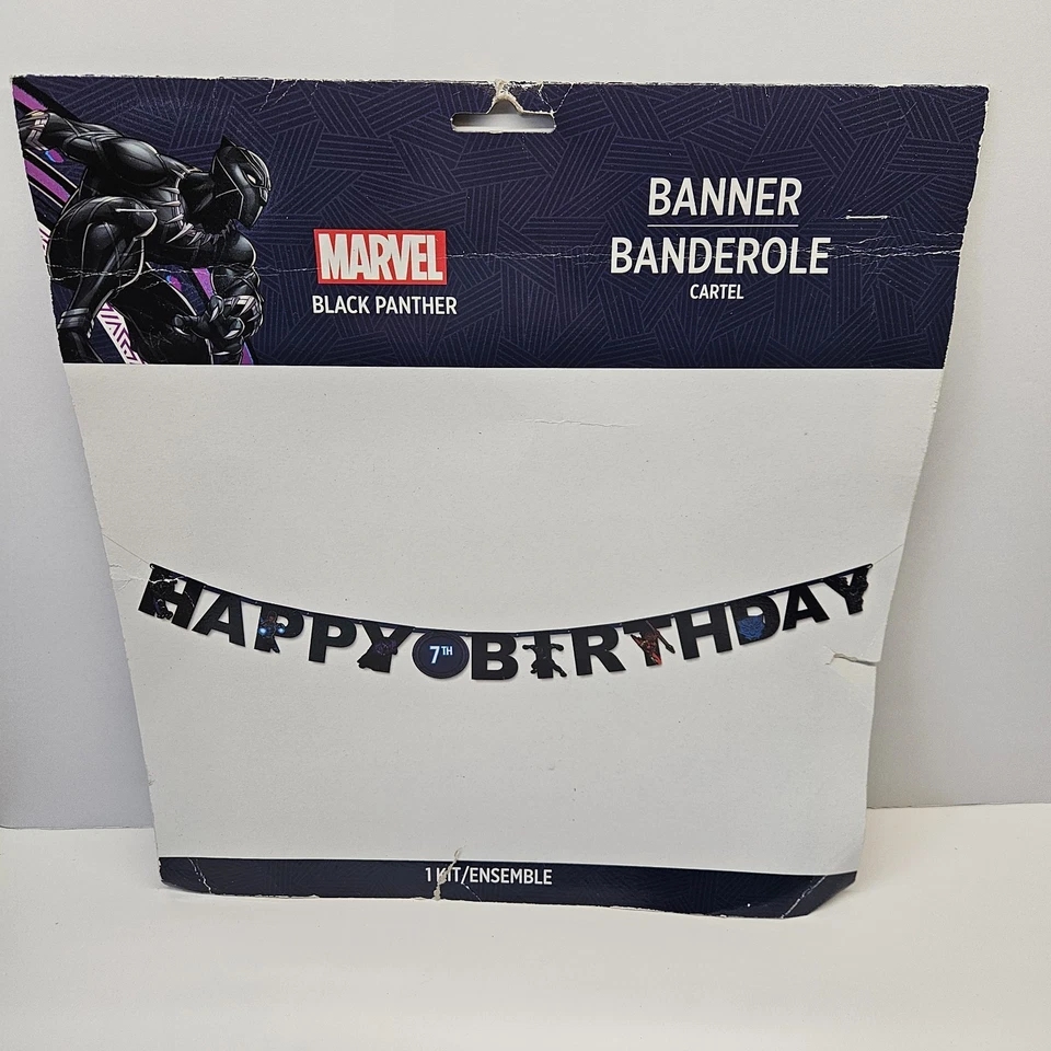 Lot of Black Panther Wakanda Birthday Party Supplies and Decorations - NEW - Image 2 of 4