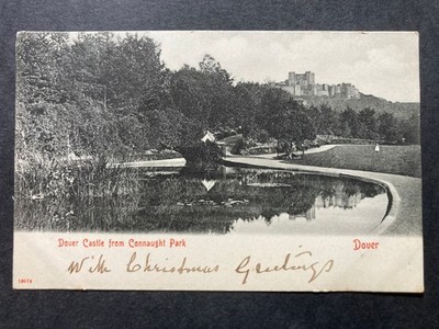 Dover Castle aus Connaught Park, Dover Kent Vintage Postkarte U27