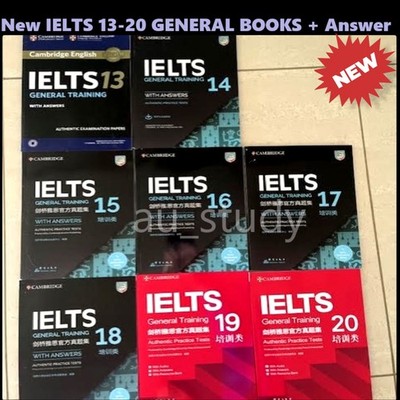 2025 IELTS 13-20 General LATEST BRAND NEW Cambridge TextBook Book+ Answer Key
