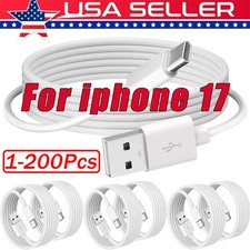 IPhone 17 16 15 Pro Max USB-A Cable Fast Charger Type C Charging Data Cord Lot