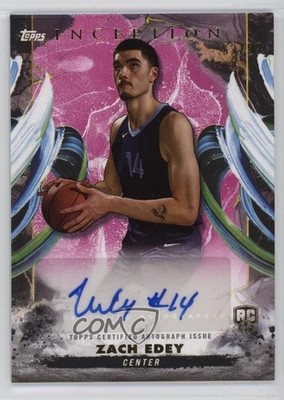 2024-25 Topps Inception Rookie Pink 53/99 Zach Edey #RA-ZE Auto RC 1t96