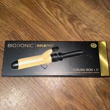Bio Ionic Gold Pro 24K Ceramic Curling Iron 1.5"