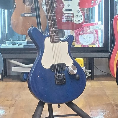 (GRECO) MQ-600 model Blue 1989 W/Gig bag Electric Guitar Used From Japan Gig Bag