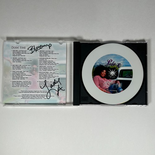 LADY A Doin' Fine CD CDr blues SIGNED LADY "A" - Picture 2 of 5