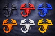 ✅ Badge Logo Scorpione Abarth Estrattore - Replica Logo Abarth 500 595 ✅