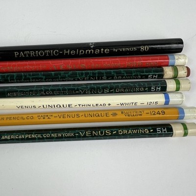 Mixed Lot Of 7 Vintage Drawing Pencils Venus | eBay