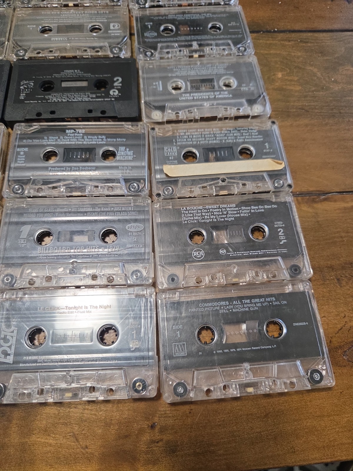 Lot of 22  Cassette Tapes 70s 80s 90s Rock Pop R&B Def Leppard Public Enemy image 5