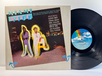 Sountrack LP MIAMI VICE Jan Hammer Glenn Frey et al MCA 1985 VG++