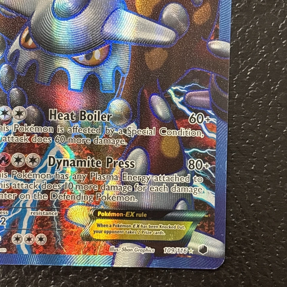 Heatran EX (Team Plasma) (Full Art) 109/116 Plasma Freeze Holo - Image 4 of 4