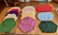 Lot Of 13 Vintage Handmade Crochet Daisy Loom...