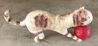 RARE Antique Christmas German CAT PLAYING with a BALL COTTON ORNAMENT — photo 2