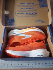 Brooks Glycerin 23 Shoes Men's 10 Orange White 110476 1D 844