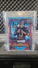 2024 Caleb Williams Rookie On Card/ In-person Autograph 5 star authentication.
