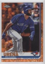 2019 Topps Chrome Sapphire Edition Orange 24/25 Richard Urena #39 nd3
