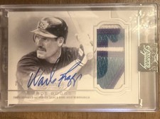 2020 Topps Dynasty WADE BOGGS Auto Relic LOGO Patch Game Jersey Autograph 3/5🔥