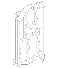 Genuine Nissan 2017-2023 Nissan - Air Guide 21494-DF41A