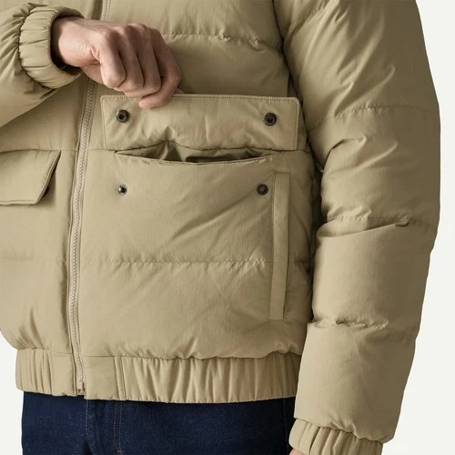 NWT Patagonia Sisar Down Jacket Men's Medium Weathered Stone Color $319 FA26 image 4