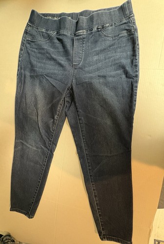 Damen Talbots Flawless Pull On Jeggings Dark Wash 12p