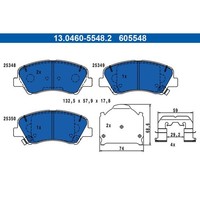 ATE 13.0460-5548.2 Bremsbelagsatz FüR KIA Hyundai RIO I20 I20 Active Accent UB