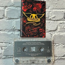 Aerosmith Permanent Vacation Cassette 1987 Geffen Records HX PRO Dolby B NR