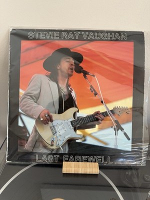 Stevie Ray Vaughan Last Farewell LP 1990 Blues Rock Live Vinyl 12''