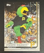 Pirate Parrot 2019 Topps Opening Day Mascot #M-4 - Pittsburgh Pirates