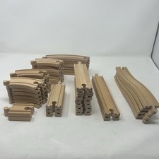 Toys R Us Imaginarium Wooden Railroad Wood Track 40 Pieces Thomas Compatible