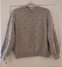 Warehouse Grey Jumper Size 10
