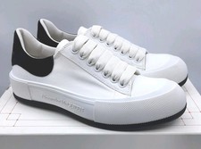 Alexander McQueen Plimsoll mens canvas sneake...
