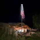 Solar Flag Pole Light 136 LED 2600mAh Bright White 7000K for 15 to 30 Ft Poles — photo 2