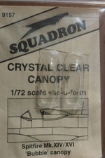 Supermarine Spitfire XIV, Crystal Clear Canopy, Squadron ,Scale: 1/72, Kit: 9157