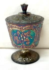 Fenton Carnival Glass Compote with Lid