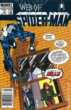 Web of Spider-Man #12N FN+ 6.5 1986 Stock Image