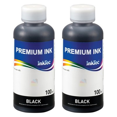 InkTec Tinte pigment schwarz  - 200ml für Epson SX-445