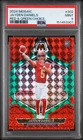 2024 PANINI MOSAIC RED & GREEN CHOICE #302 JAYDEN DANIELS ROOKIE RC PSA 9