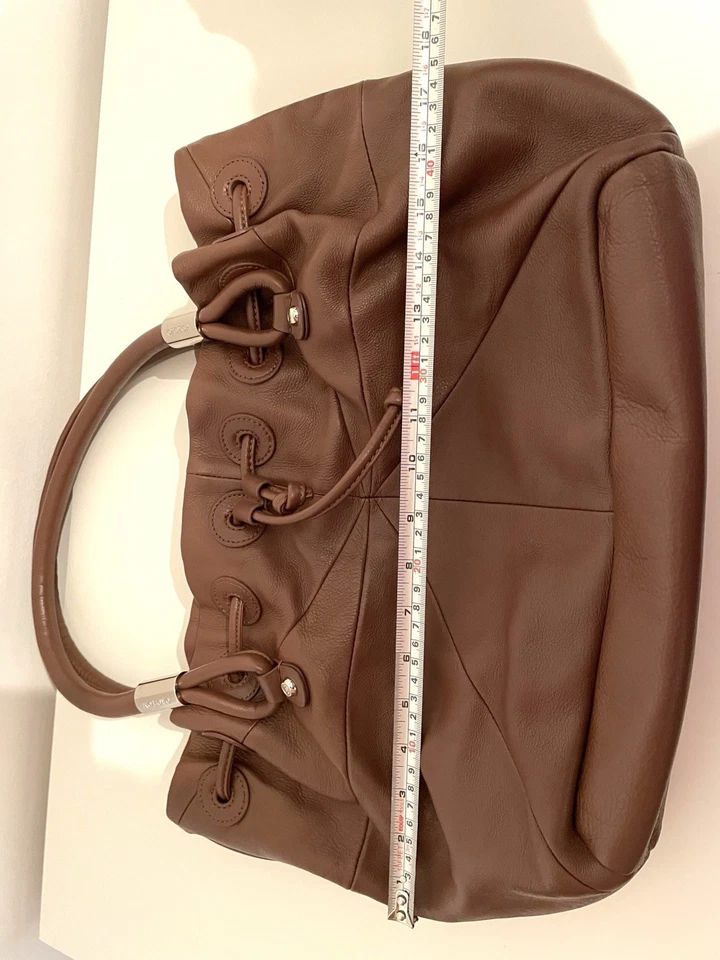 Oroton Luxury Brown Soft Leather Ladies Womens Hand Shoulder Bag Australian - Image 3 of 4