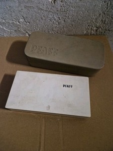 Pfaff Nähmaschine Metalldose Dose Blech Nähzubehör Werkzeug Ersatzteile Teile