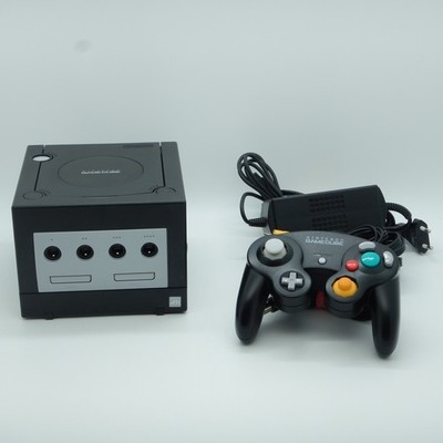 Nintendo GameCube Spielkonsole Schwarz + Controller