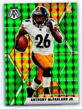 2020 Panini Mosaic ANTHONY McFARLAND Green Rookie Card #237 Pittsburgh Stee bx5b. rookie card picture