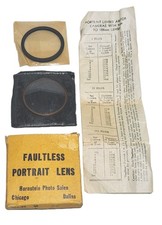 VTG Faultless Portrait Lens Series V1 Number 2 NOS W/ Box 50mm To 128mm Camera