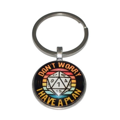 Dungeons & Dragons Schlüsselanhänger D&D inspiriert Design Keychain Gaming Zubehör
