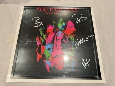 Foo Fighters Very Rare Limited /500 Wasting Light Band Signed Lithograph Bundle
