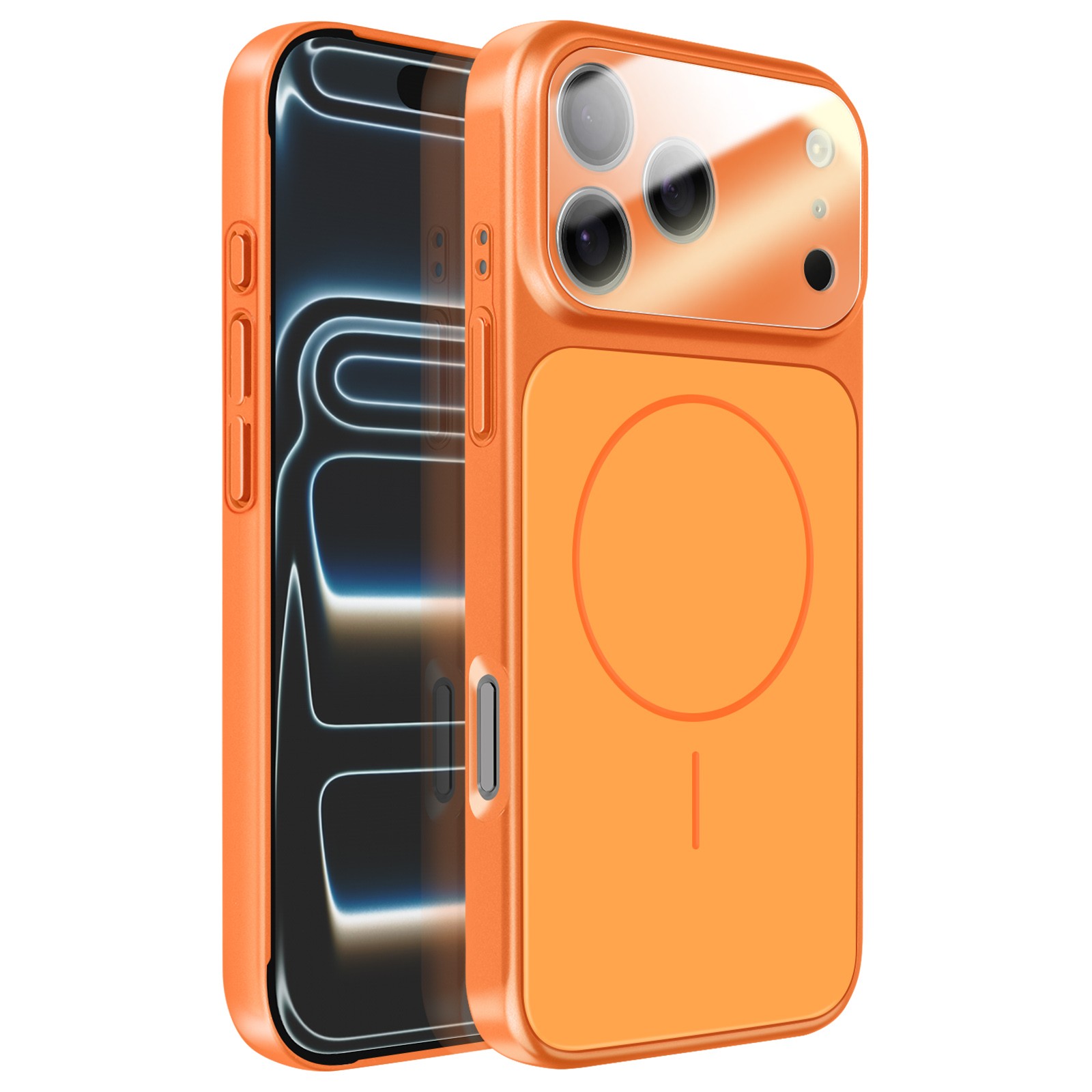 Coque iPhone 17 Pro Max rigide Avizar avec protection caméra en verre transparent